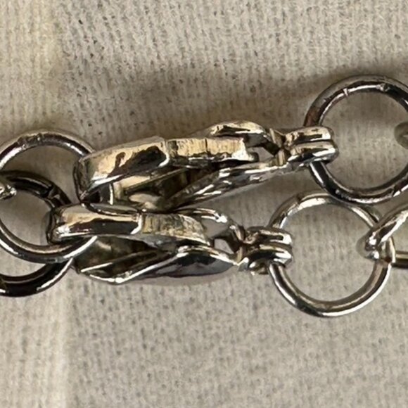 NEW - Hand Crafted Pair of Necklaces - Turquoise, Black & Silver Tones - Picture 10 of 10